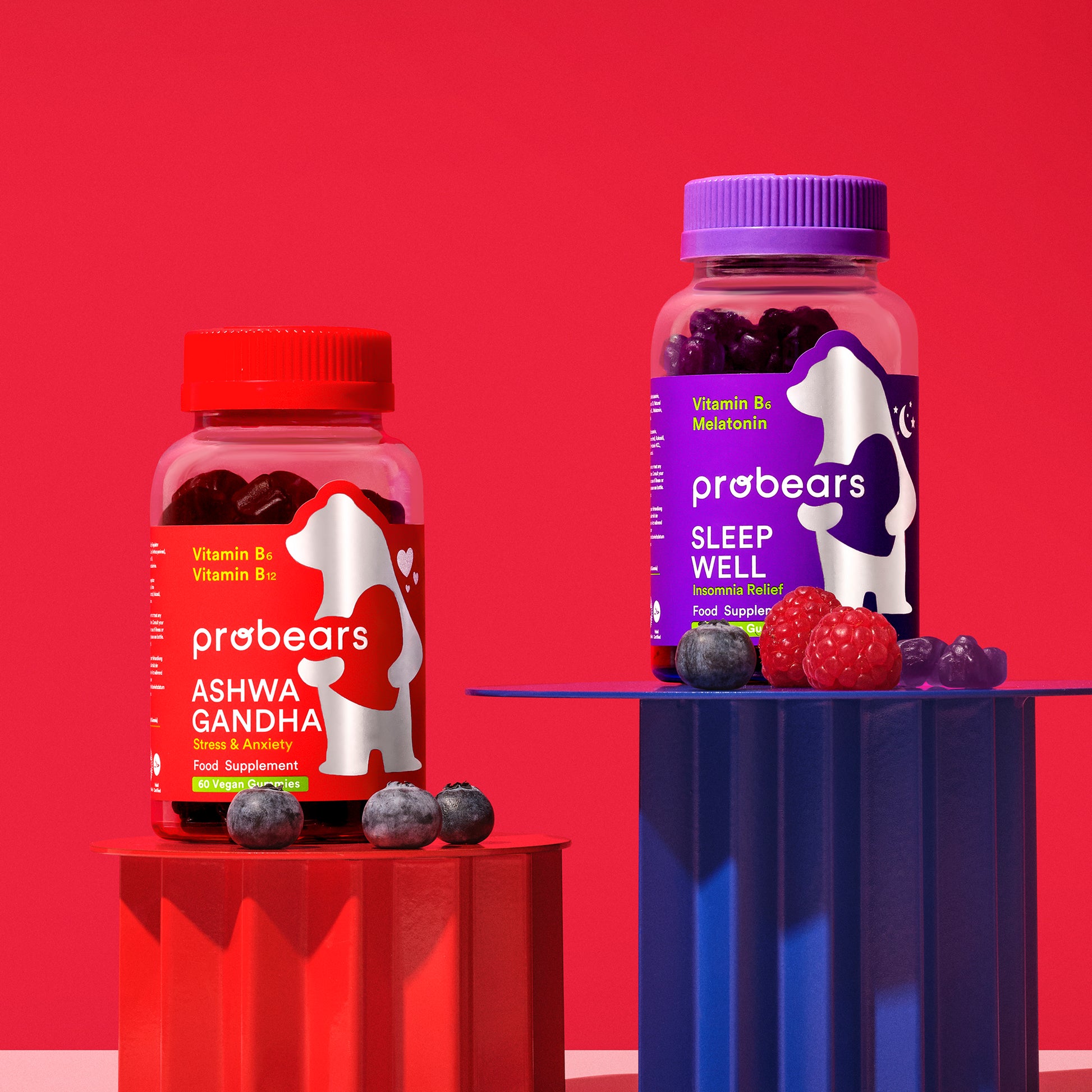 Ashwagandha von Probears: Stressabbau und Vitalität in jedem Gummibärchen.