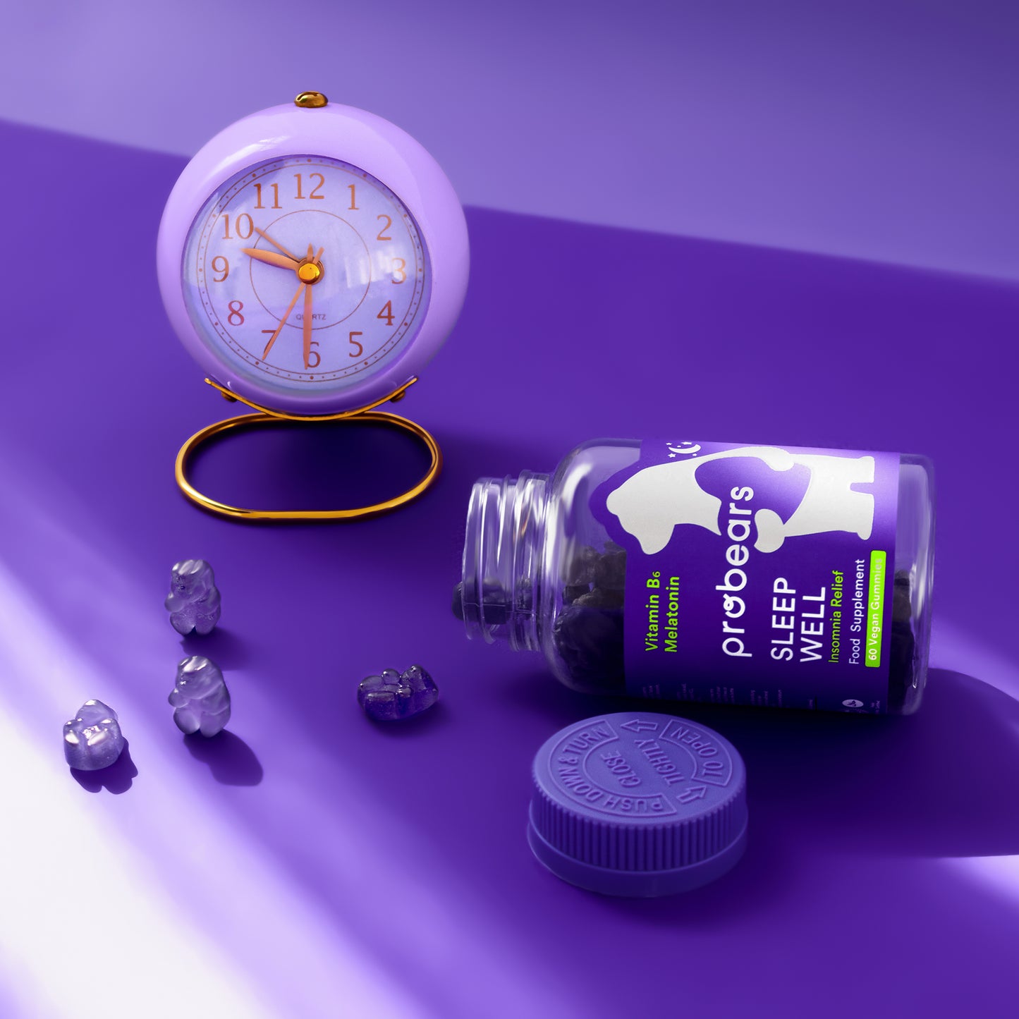 Genieße gesunden Schlaf mit Sleepwell von Probears und wache erfrischt auf.